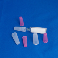 Ampolla de plástico con tapa cuentagotas, forma cilíndrica, material PET, impresión de etiquetas para uso medicinal