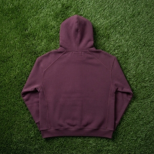 Women's Burgundy Balaclava Pullover Hoodie Fleece Sweatshirt <b>Face</b> Cover Oversized Streetwear - Product Image 6
