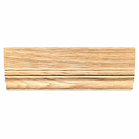 Moulures décoratives en MDF avec placage en noyer noir pour bordures de murs, plinthes, plafonds et panneaux - Moulures en bois