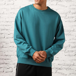High Quality <b>Men</b> Oversized Sweatshirt Relaxed Fit Cotton Fleece Winter <b>Pullover</b> OEM <b>Men</b> Oversized Sweatshirt For Online Sale - Product Image 2