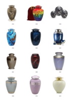 Urna para Adultos de Aleación de Aluminio Personalizable de Alta Calidad, Estilo Europeo, Opción de Monumento, para Cremación de Mascotas, Artículos Funerarios Ecológicos