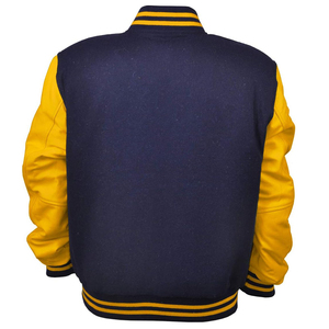 New Arrival Custom Logo Hooded Varsity Jackets for <b>Men</b> and Winter Use Argyle & Geometric Patterns Streetwear Style - Product Image 4
