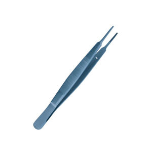 Gerald Dressing Forceps Straight Delicate Serrated Tungsten Carbide Tips Surgical Gerald Dressing Forceps by <b>Blush</b> surgical - Product Image 1