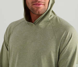 Ventes en gros de sweats à capuche de pêche pour hommes à manches longues, personnalisés, séchage rapide, protection UV UPF 50, respirants, antibactériens - Product Image 5