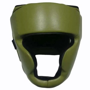Protector de Cabeza Profesional Ligero y Ecológico Hecho a Medida OEM, Calidad Premium, Hecho 100% con Cuero Vacuno Genuino, para MMA - Product Image 1