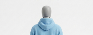 เสื้อฮู้ดผู้ชายสีฟ้าอ่อน ทรงปกติ ผ้าฝ้ายฟลีซ สวมใส่สบายๆ สำหรับฤดูใบไม้ร่วง มีกระเป๋าหน้า - Product Image 5