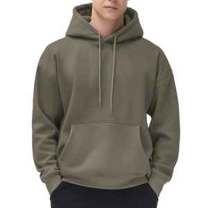 CUSTOM Oversized Men's Hoodie Men's High Quality Pullover with Embroidered Collar Loose Fit Autumn Hoodies For Men - Product Image 3