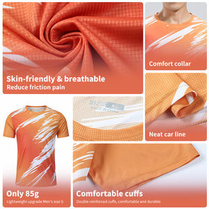 เสื้อเจอร์ซีย์สำหรับนักขี่มอเตอร์ไซค์ชาย ขายส่ง ระบายอากาศได้ดี เป็นมิตรกับสิ่งแวดล้อม ผ้าฟลีซ คอกลม แขนสั้น สั่งทำได้ ไซส์ใหญ่พิเศษ - Product Image 4