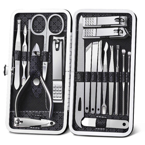 High Quality Best Manicure <b>Pedicure</b> Sets Stainless Steel Nail <b>Tools</b> Kit for Nail Salon and Personal Care - Product Image 1