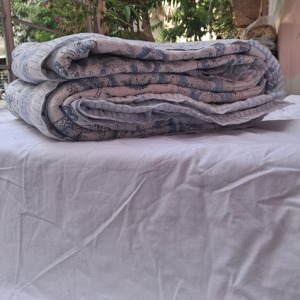 Handmade King Size 100% Cotton Printed Eco-Friendly Organic Reversible Luxury <b>Winter</b> Bedding <b>Quilt</b> Cotton Filled Hotel Home Use - Product Image 2