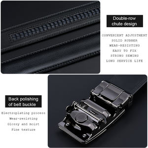 OEM Factory Custom <b>Belts</b> Gift Set Metal Buckle <b>Black</b> Design Genuine Leather <b>Belts</b> for Men's 2026 - Product Image 3