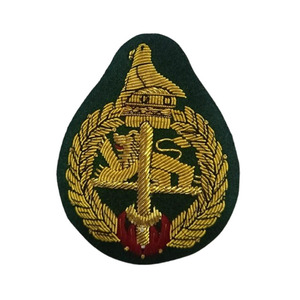Beautiful Hand Embroidered Eco-Friendly Customized Nonwoven Felt Bullion Wire Badges Sequins for Luxury Fashion <b>Sew</b>-on Safety - Product Image 6