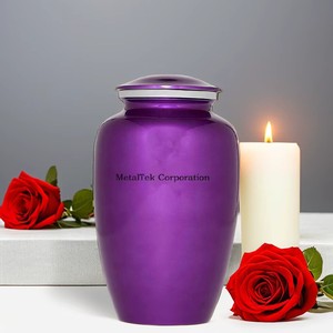 High Quality Adult Cremation Urns Customized Colour Rust Free Keepsake Ashes Classic Design Funeral Burial Urns Jar Manufacturer - Product Image 5