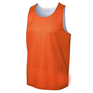 Maillot de basket-ball pour équipes, vêtements de sport athlétiques, respirant, logo personnalisé imprimé, 100% polyester, séchage rapide, sans manches, col rond, unisexe - Product Image 3