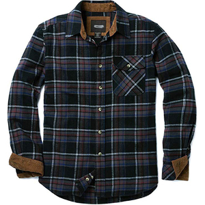 เสื้อเชิ้ตแขนยาวลายสก็อตผู้ชาย ทรงปกติ สวมใส่สบาย ผ้าฝ้ายทอลาย - Product Image 1