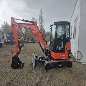 รถขุดขนาดเล็ก Kubota KX033-4 รุ่นดั้งเดิม น้ำหนัก 3.3 ตัน เครื่องขุดขนาดกะทัดรัด เครื่องยนต์ดีเซลทรงพลัง สำหรับงานก่อสร้าง - Product Image 1