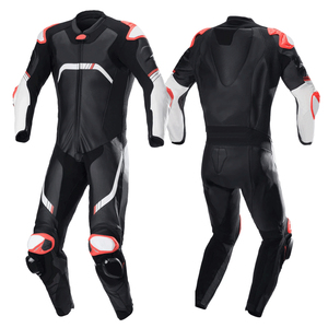 High Quality Custom Logo Plus Size Motorcycle Racing One Piece Leather Suit Custom Made Anti-UV Quick Dry Waterproof OEM Service - Product Image 1