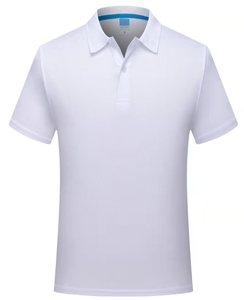 เสื้อโปโลแขนสั้นสีฟ้าอ่อนสำหรับผู้ชาย ทรงปกติ ผ้าฝ้าย 100% ระบายอากาศได้ดี สไตล์ลำลอง - Product Image 6