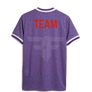 Camiseta de Fútbol de Poliéster Personalizada de Alta Calidad al por Mayor, Estilo Vintage para Equipos Juveniles, con Bordado y Sublimación para Hombre - Product Image 1