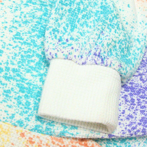 Sweat-shirt pour filles à blocs de couleur Doux et confortable Pull à manches longues Motif mignon Haut décontracté Couleurs personnalisées Vente en gros - Product Image 4