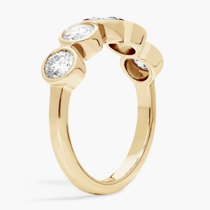 Bague en diamant de laboratoire taille ronde sertie de 1,25 carat en or massif 14 carats, idéale pour le quotidien, cadeau pour femme, bijou classique - Product Image 4