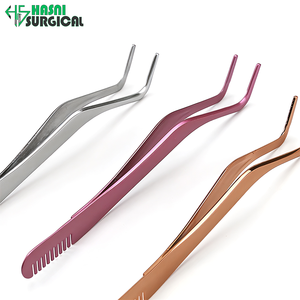 Meilleure pince à cils chirurgicale avec peigne, outil de précision pour extensions de cils artificiels par Hasni Surgical - Product Image 4