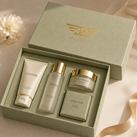 Boîte magnétique personnalisée, boîte cadeau pliable pour ensemble de soins de la peau et emballage de luxe avec tiroir, impression sur papier fin