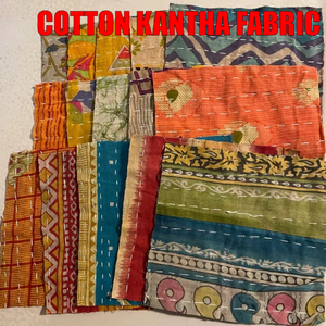 Premium Assorted Kantha <b>Fabric</b> Scrap <b>Strips</b> Recycled Pure Cotton Colorful Printed <b>Fabric</b> 2" Patchwork Sewing DIY Craft Projects - Product Image 4