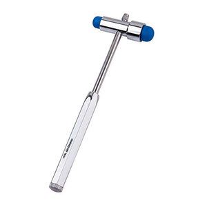 Marteau de réflexe manuel léger et précis en acier inoxydable pour tests neurologiques, avec certification CE et classification Classe I - Product Image 1