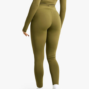Leggings de Yoga Largos de Spandex/Nylon para Mujer, Ropa Deportiva para Gimnasio - Product Image 4