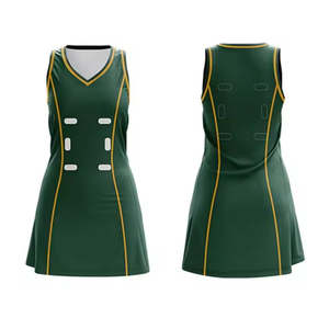 Tenue de netball unisexe pour adultes, personnalisable, imprimée, antibactérienne, 100% polyester, manches courtes, respirante, à prix de gros - Product Image 6