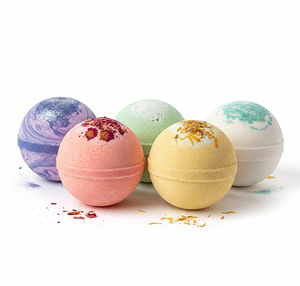 Fabricante de bombas de baño de lujo, bombas de baño efervescentes orgánicas a base de hierbas para terapia de spa, suministro al por mayor OEM ODM, exportación de bolas de baño. - Product Image 2