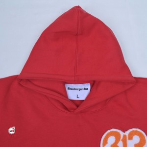 เสื้อฮู้ดปักลายหัวใจสีแดง 313 เสื้อสเวตเชิ้ตผู้ชายลำลองผ้าฝ้ายมีกระเป๋าหน้า เสื้อฮู้ดสำหรับผู้ชายและผู้หญิงสำหรับใส่ในฤดูใบไม้ร่วง พร้อม OEM - Product Image 6