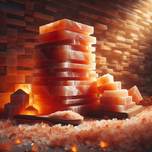 Tuiles de sel de l'Himalaya, briques de sel cristallin naturel de qualité supérieure pour les intérieurs de maisons, les centres de bien-être, les murs décoratifs et la décoration des spas - Product Image 1