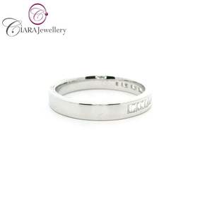 Classique 18K AU750 Solide Blanc Jaune Or Alliance Naturel Canal Ensemble Baguette Diamants Usine Directe pour Les Occasions De Fête - Product Image 3