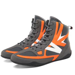 Botas de Boxeo Ligeras de Primera Calidad al por Mayor con Cordones, Transpirables de Poliéster, Botas de Combate OEM Personalizadas, Botas de Boxeo Flexibles de Alta Velocidad - Product Image 5