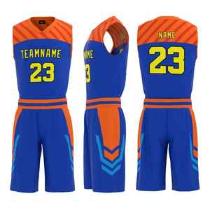 High Quality Custom Sublimation Basketball Uniforms <b>for</b> Men/Adults 100% Polyester <b>Fabric</b> Moisture-Wicking Breathable Plus Size - Product Image 6