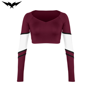Adult Cheerleading Uniforms Fancy <b>Dress</b> Skirt <b>Dance</b> Outfits Costume Bigetron Sports Spandex/Polyester Rhinestone Embellished - Product Image 3