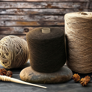 Pure Yak Down Wool <b>Yarn</b> Undyed Natural Color Eco-Friendly Sustainable - Product Image 1