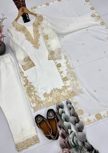 Salwar kameez de estilo pakistaní indio de moda tradicional para Festival de mujeres y ropa informal Salwar Suit con tallas grandes disponibles - Product Image 4