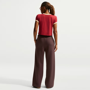 Novedad de Primavera-Verano para Mujer Europea y Americana: Blusa Casual Holgada de Algodón sin Cuello, Color Liso - Product Image 3