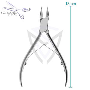 Coupe-ongles à double ressort en acier inoxydable extrêmement tranchant 10 cm, coupe-cuticules, logo personnalisé, éliminateur de peaux mortes pour les doigts, pas cher - Product Image 4