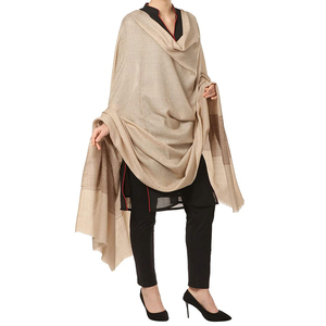 Écharpe en laine Pashmina pour femmes, double face, mode hiver, respirante, durable, douce, grande, épaisse, chaude, 100% laine - Product Image 4