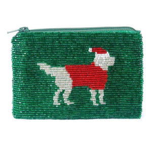 Pochette à monnaie brodée à la main classique avec perles de rocaille pour femmes, usage quotidien, multicolore, fabriquée à la main en Inde - Product Image 4