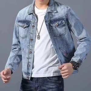 Modern Organic Cotton <b>Denim</b> <b>Jacket</b> for Men 2025 <b>Lightweight</b> Casual Custom Jeanswear - Product Image 4