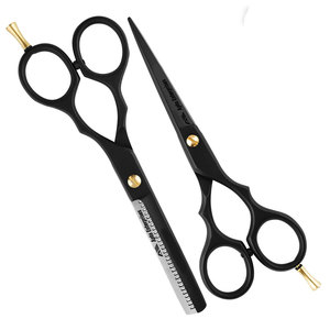 Juego de 2 Tijeras de Peluquería Profesionales de Acero Inoxidable para Cortar el Cabello, para Hombres y Mujeres, Precisión y Agudeza - Product Image 4