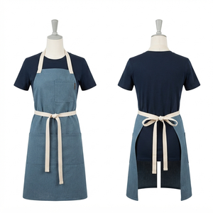 Delantal de Chef Unisex Blackhardson Premium, 65% Poliéster, 35% Algodón, Tela de Lona de 240 g/m², Verde Oliva, Personalizado para Restaurante o Bar - Product Image 5