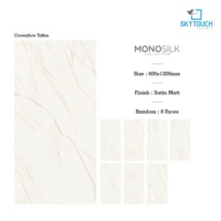 Nouvelle conception, dalle de marbre polie 600x1200 mm, blanc Carrara, carreaux muraux intérieurs, style italien, dalles en porcelaine pleine masse