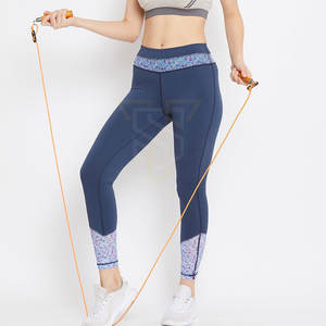 Legging de yoga pour femme de haute qualité, longueur intégrale, motif uni, respirant, taille élastique, fabrication sur mesure, vente en gros, legging professionnel - Product Image 5