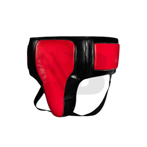 Protège-entrejambe en cuir de haute qualité pour entraînement de kick-boxing avec logo et taille personnalisés pour les arts martiaux - Product Image 2